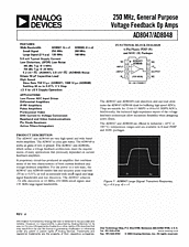 DataSheet AD8048 pdf